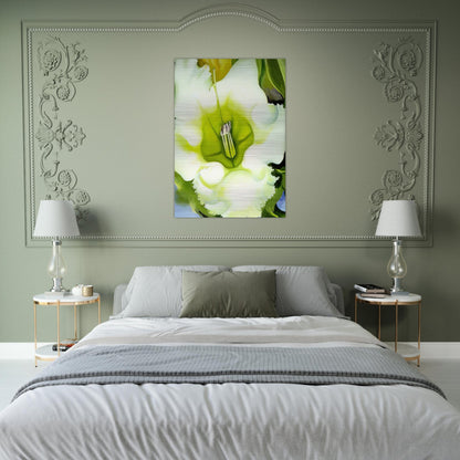 Cup Of Silver Ginger - Georgia O'Keeffe Brushed Aluminum Print - 70x100 cm / 28x40 inches | Georgia O'Keeffe Aluminum Print | Georgia O'Keeffe Prints