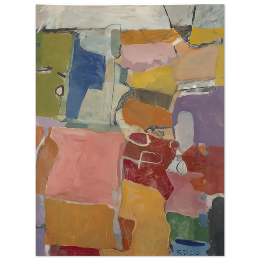Richard Diebenkorn - Urbana  75x100 cm / 30x40inches Fine Art Poster