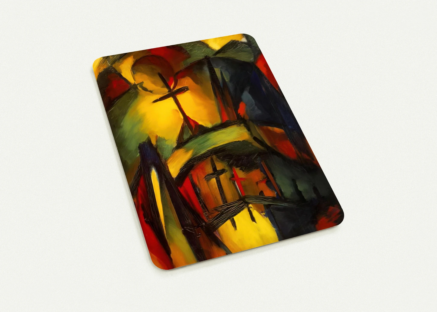 MOUNTAIN GRAVEYARD 1919 By Kurt Schwitters Pack of 10 Post Cards | Kurt Schwitters Post Cards | A6 (10.5 x 14.8 cm) - 4.1 x 5.8 inches