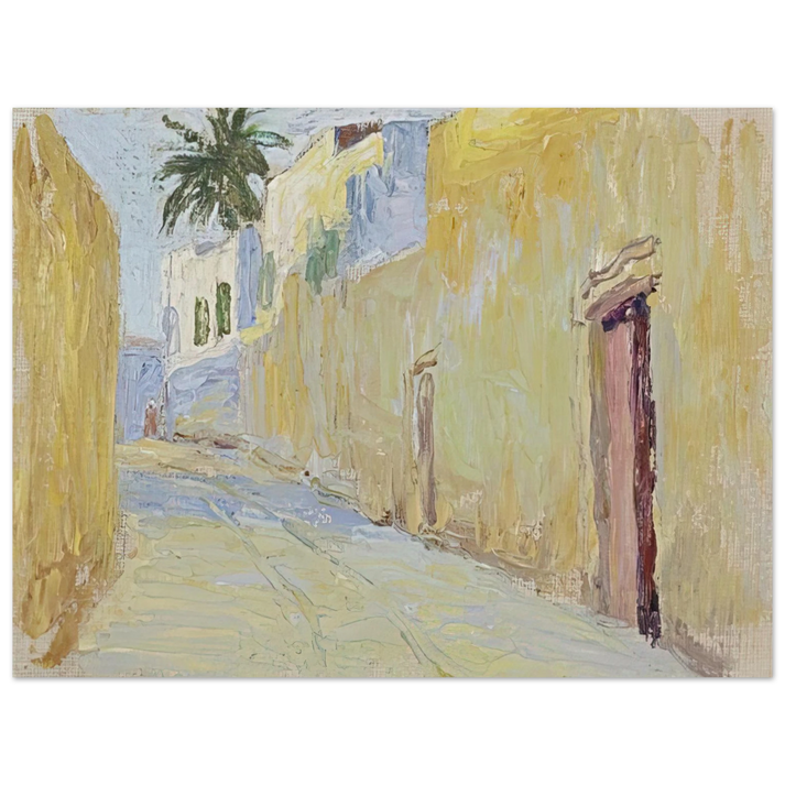 Gabriele Munter - ALLEY IN TUNIS  75x100 cm / 30x40inches Fine Art Poster