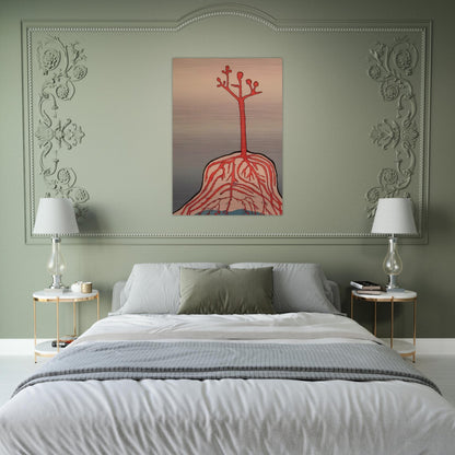 THE AINU TREE - Louise Bourgeois Brushed Aluminum Print - 70x100 cm / 28x40 inches | Louise Bourgeois Aluminum Print | Louise Bourgeois Prints