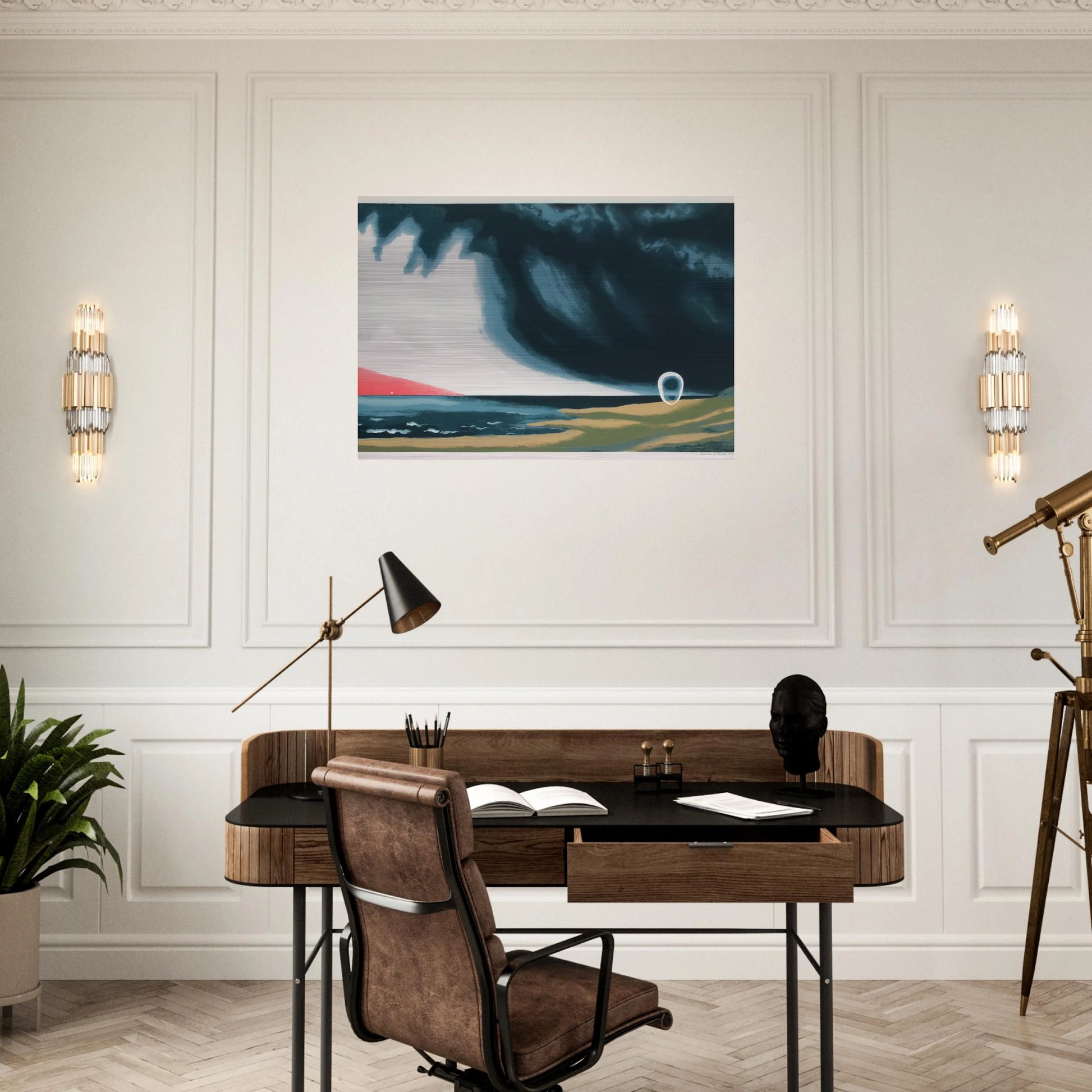 Eschatos 23 - 1977 - Clarence Holbrook Carter Brushed Aluminum Print - 70x100 cm / 28x40 inches | Clarence Holbrook Carter Aluminum Print | Clarence Holbrook Carter Prints