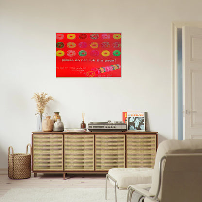 Life Savers - Andy Warhol Brushed Aluminum Print - 70x100 cm / 28x40 inches | Andy Warhol Aluminum Print | Andy Warhol Prints