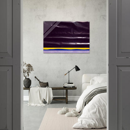 YELLOW LANDSCAPE 1965 - Roy Lichtenstein Acrylic Print - 70x100 cm / 28x40″ inches