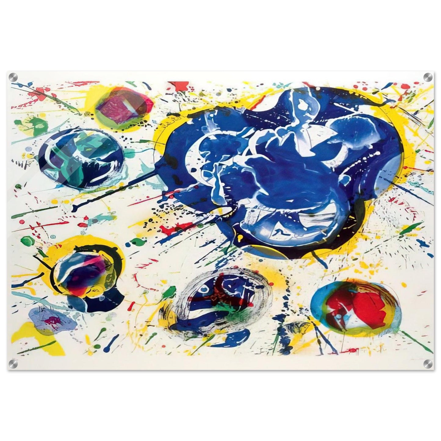 Untitled I  L I 87  - Sam Francis Acrylic Print - 70x100 cm / 28x40″ inches