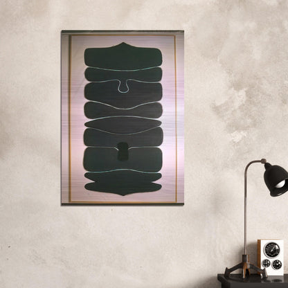 APPOLLO 1 ASCENDING DEVELOPMENT 1969 - Victor Pasmore Brushed Aluminum Print - 70x100 cm / 28x40 inches | Victor Pasmore Aluminum Print | Victor Pasmore Prints