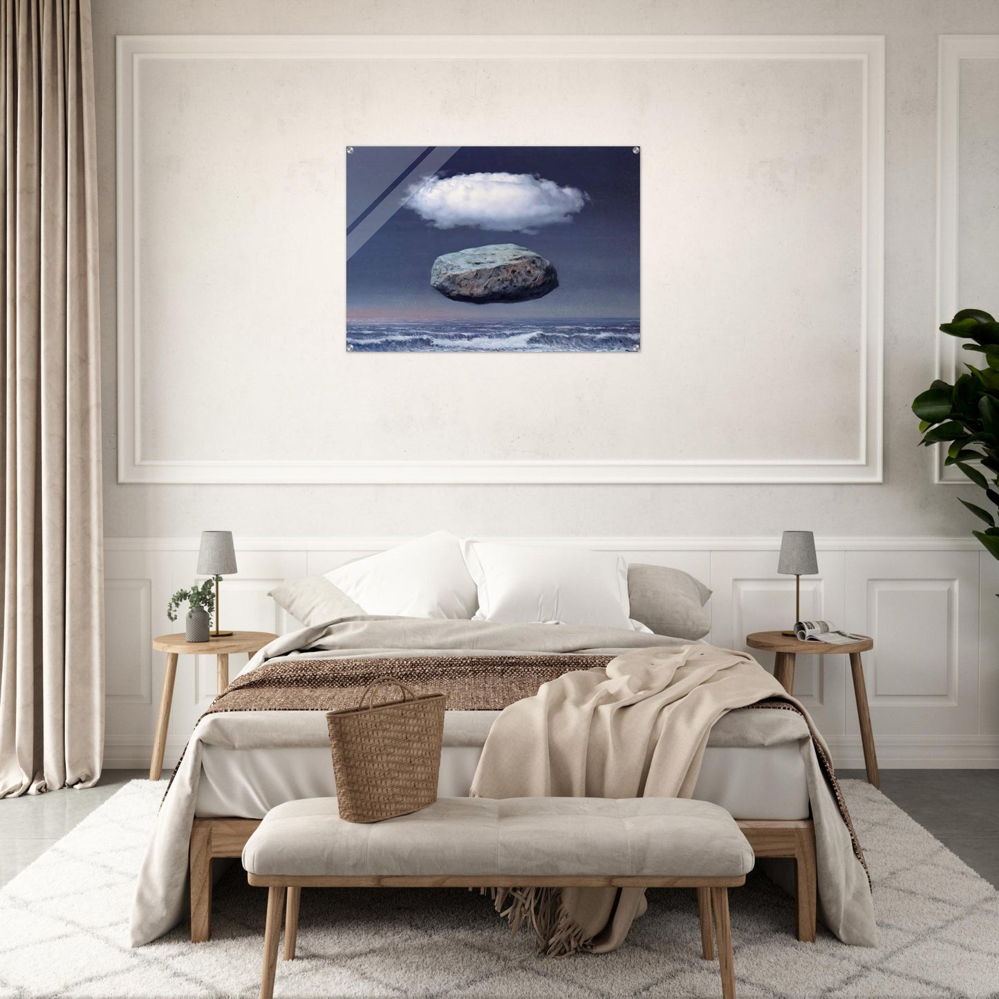 CLEAR IDEAS 1958 - Rene Magritte Acrylic Print - 70x100 cm / 28x40″ inches | Rene Magritte Wall Art | Rene Magritte Prints