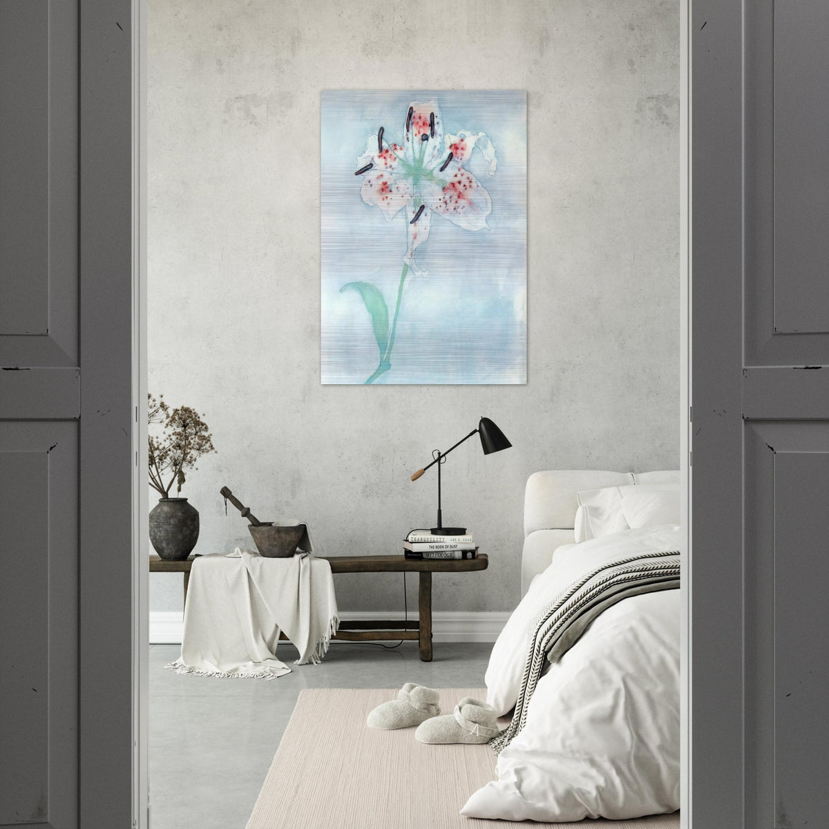 Lily - Piet Mondrian Brushed Aluminum Print - 70x100 cm / 28x40 inches | Piet Mondrian Aluminum Print | Piet Mondrian Prints
