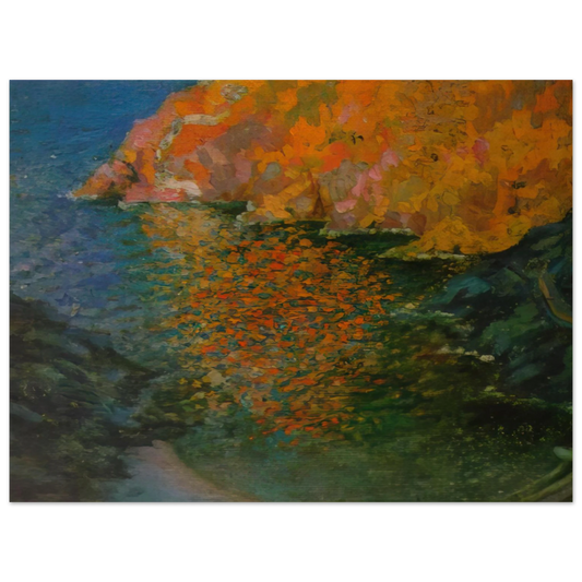 Salvador Dali - SMALL ROCKY BAY OF NANS CADAQUES 1921  75x100 cm / 30x40inches Fine Art Poster