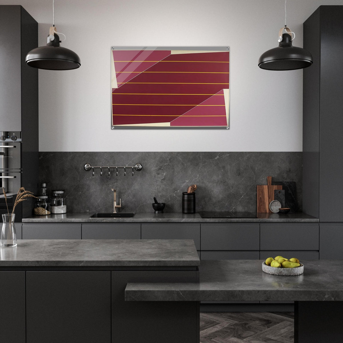 Line Rotation - 1964 - Larry Zox Acrylic Print - 70x100 cm / 28x40″ inches | Larry Zox Wall Art | Larry Zox Prints