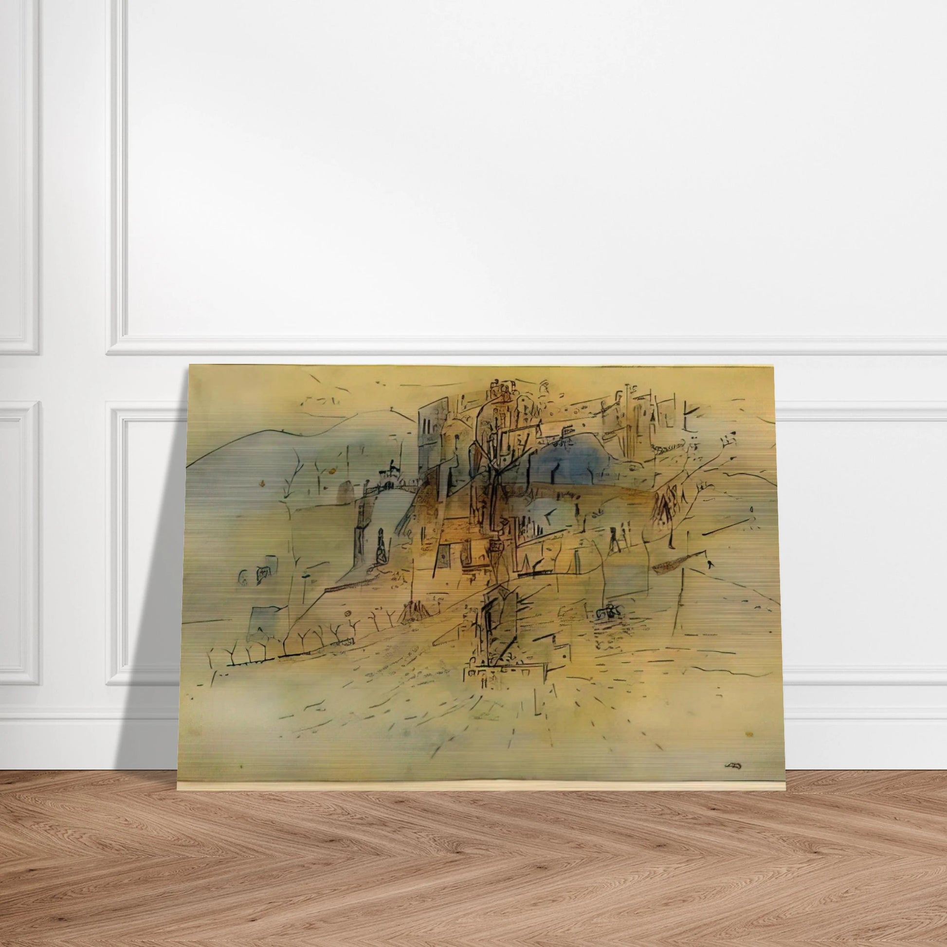 Cite - 1945 - Wols Brushed Aluminum Print - 70x100 cm / 28x40 inches | Wols Aluminum Print | Wols Prints