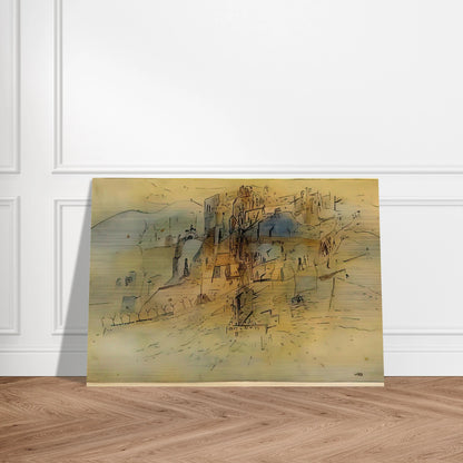 Cite - 1945 - Wols Brushed Aluminum Print - 70x100 cm / 28x40 inches | Wols Aluminum Print | Wols Prints