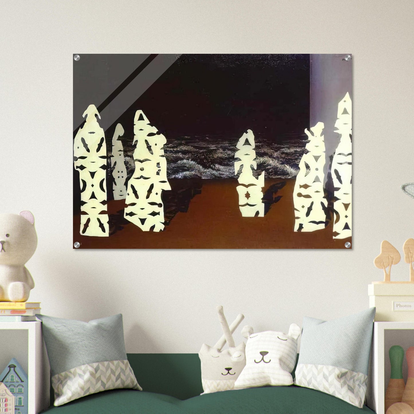 THE FINERY OF THE STORM 1927 - Rene Magritte Acrylic Print - 70x100 cm / 28x40″ inches | Rene Magritte Wall Art | Rene Magritte Prints