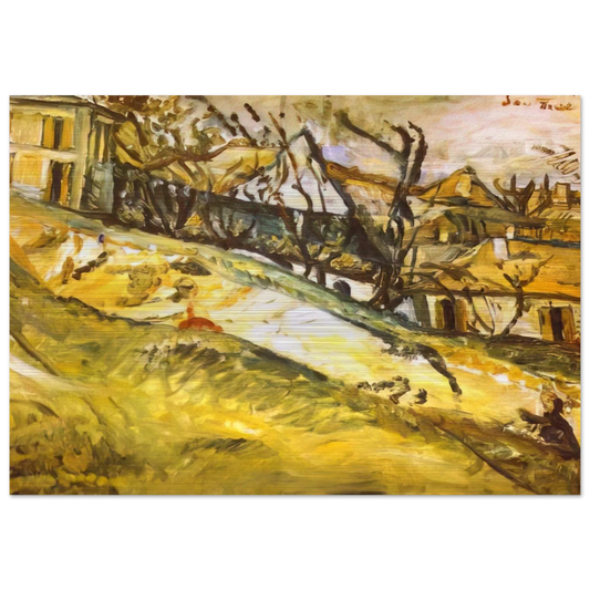 LANDSCAPE 1 - Chaim Soutine Brushed Aluminum Print - 70x100 cm / 28x40 inches | Chaim Soutine Aluminum Print | Chaim Soutine Prints