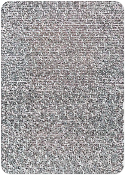 19651 - ∞, Detail 511130-512739 - Conceptual Art By Roman Opalka Pack of 10 Post Cards | Roman Opalka Post Cards | A6 (10.5 x 14.8 cm) - 4.1 x 5.8 inches
