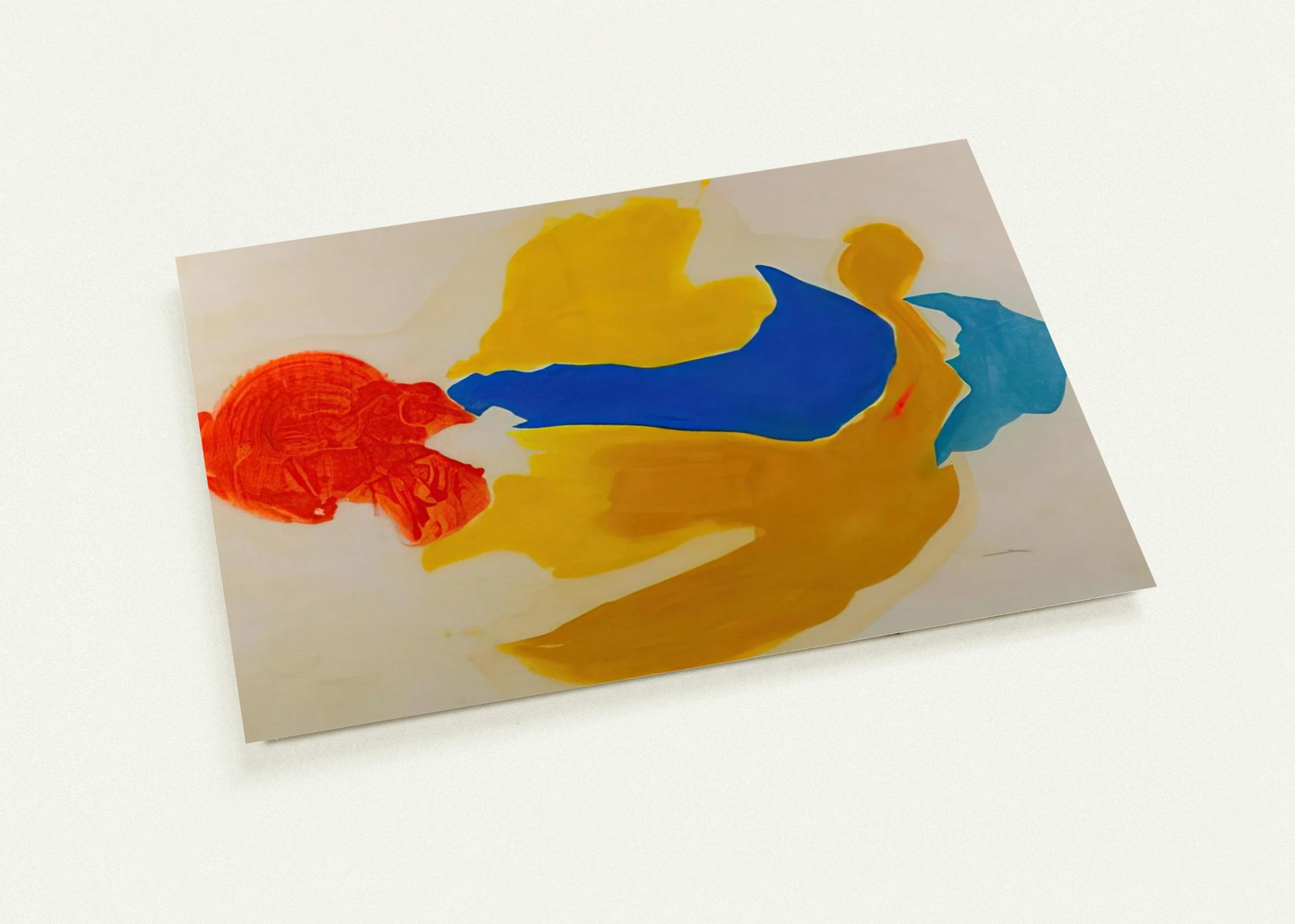 Blue Jay - 1963  United States By Helen Frankenthaler Pack of 10 Post Cards | Helen Frankenthaler Post Cards | A6 (10.5 x 14.8 cm) - 4.1 x 5.8 inches