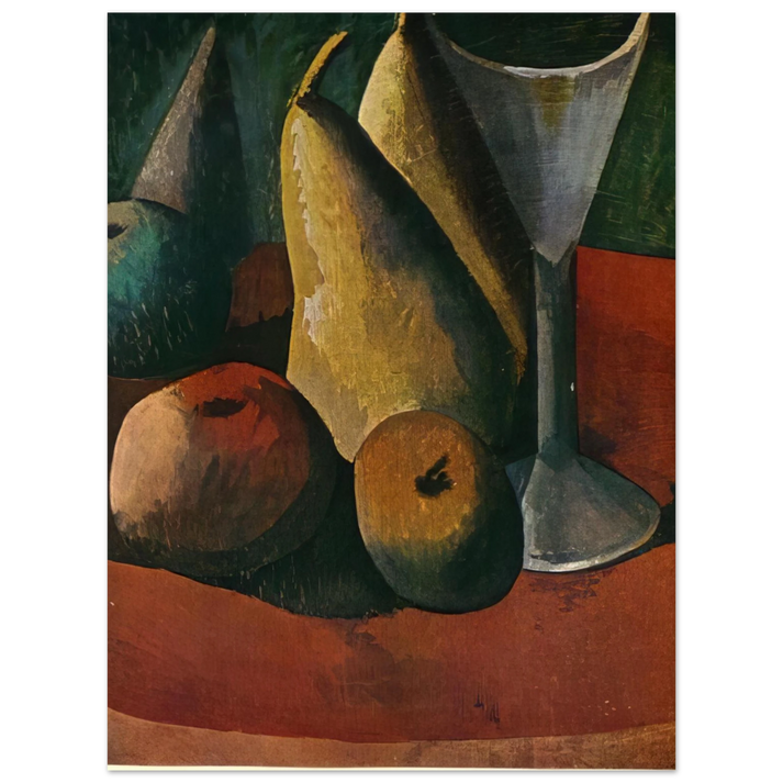 Pablo Picasso - Glass and fruits  75x100 cm / 30x40inches Fine Art Poster