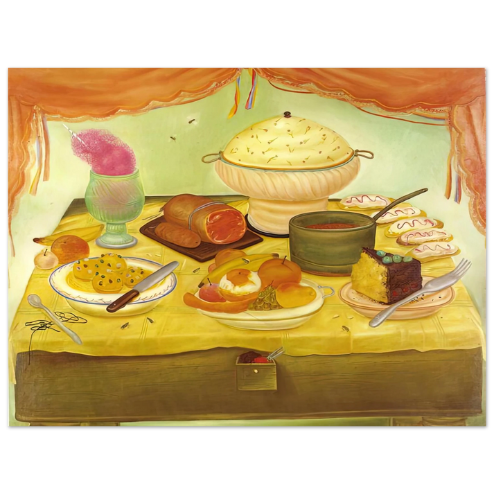 Fernando Botero - STILL LIFE  75x100 cm / 30x40inches Fine Art Poster