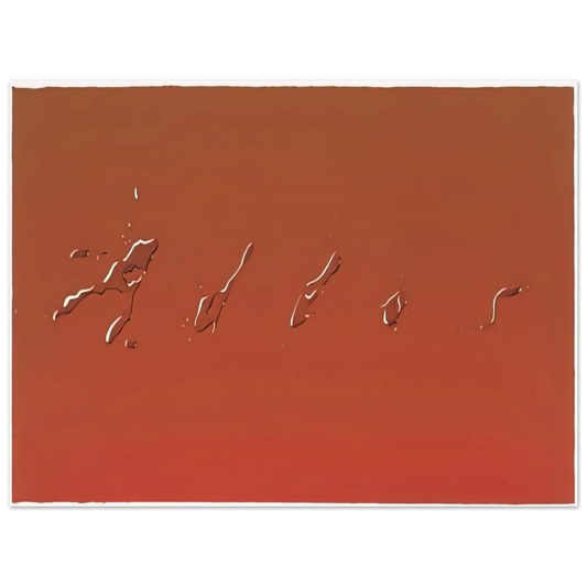 Edward Ruscha - ADIOS 1969  75x100 cm / 30x40inches Fine Art Poster