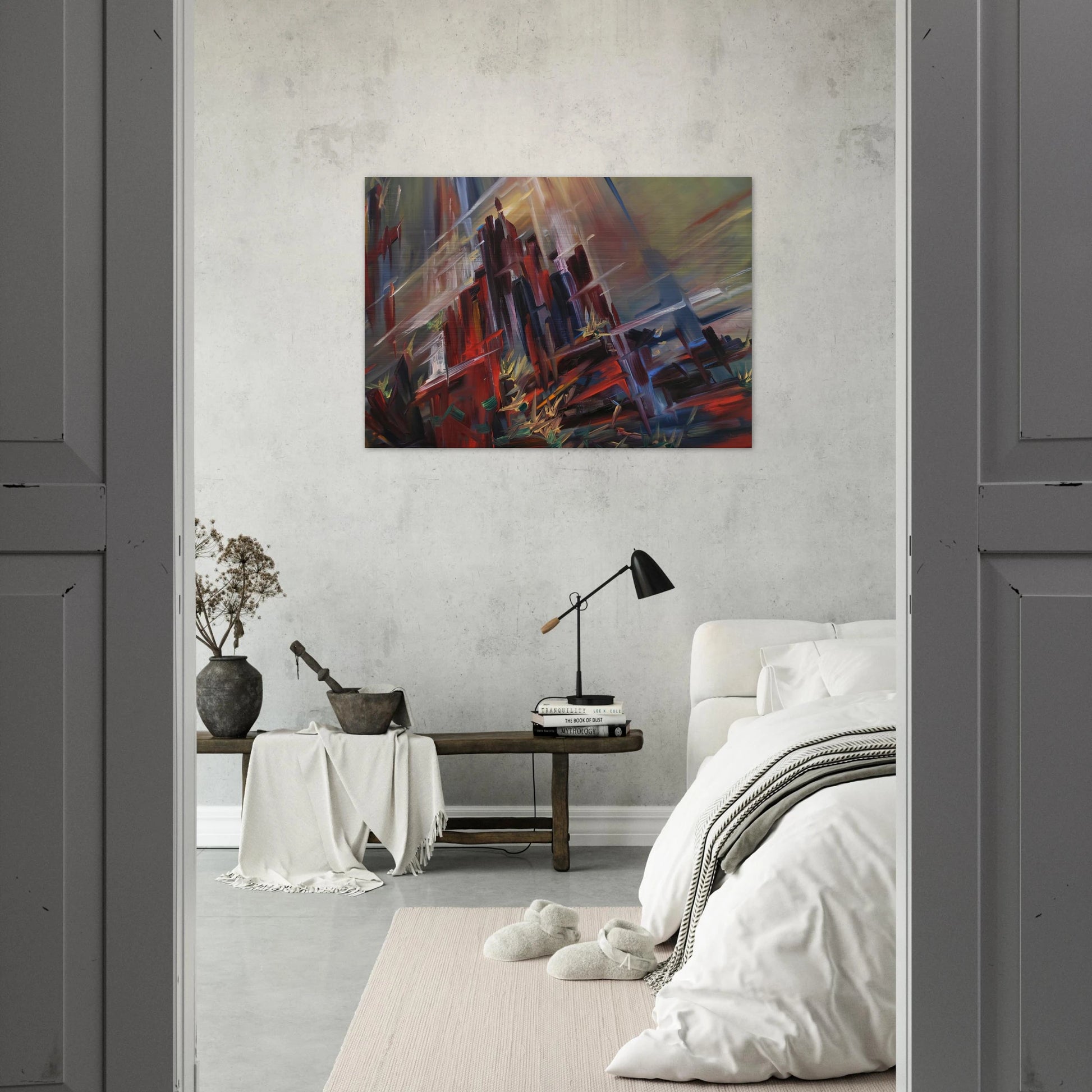 Inferno - 1974 - Konrad Zuse Brushed Aluminum Print - 70x100 cm / 28x40 inches | Konrad Zuse Aluminum Print | Konrad Zuse Prints