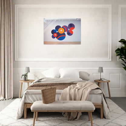 Constellation Twelve Circles - 1969 - Leon Polk Smith Acrylic Print - 70x100 cm / 28x40″ inches