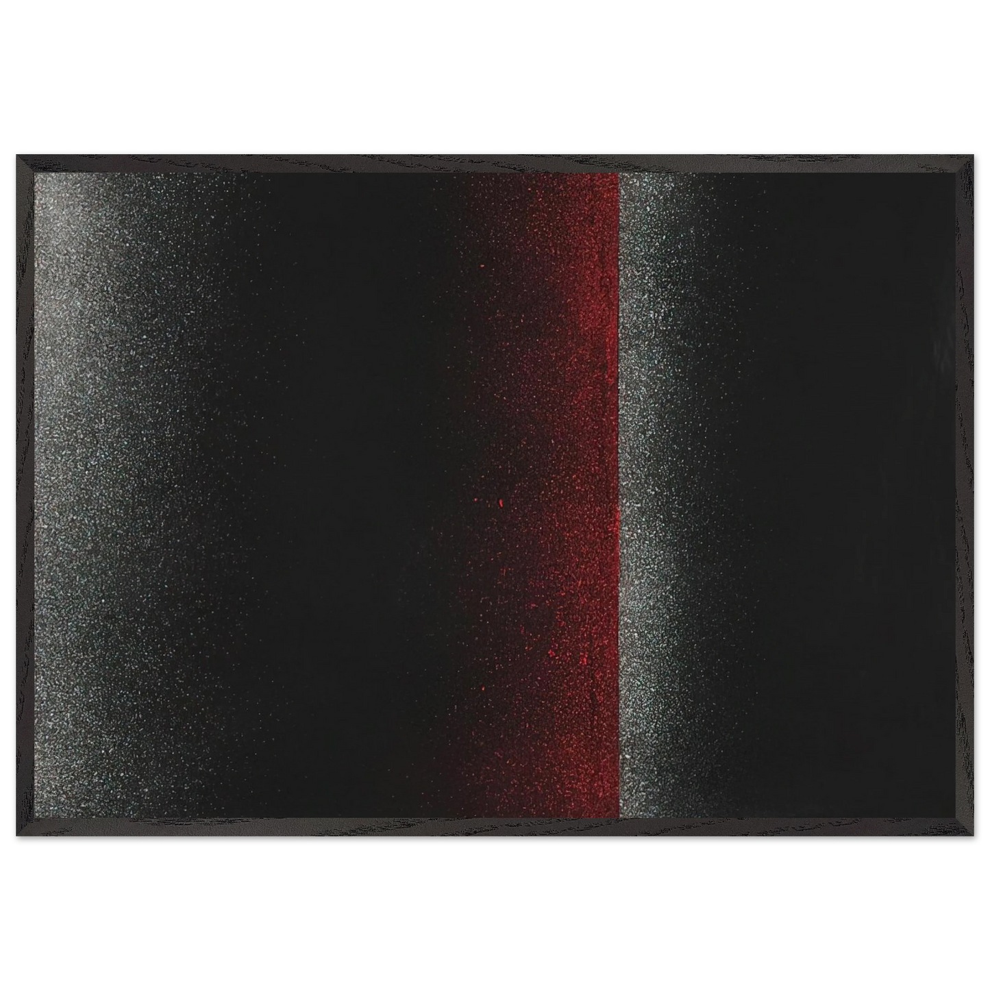 Sprayed Picture - 1964 - Charlotte Posenenske 70x100 cm / 28x40 inches Framed Art Print – Black Wooden Frame