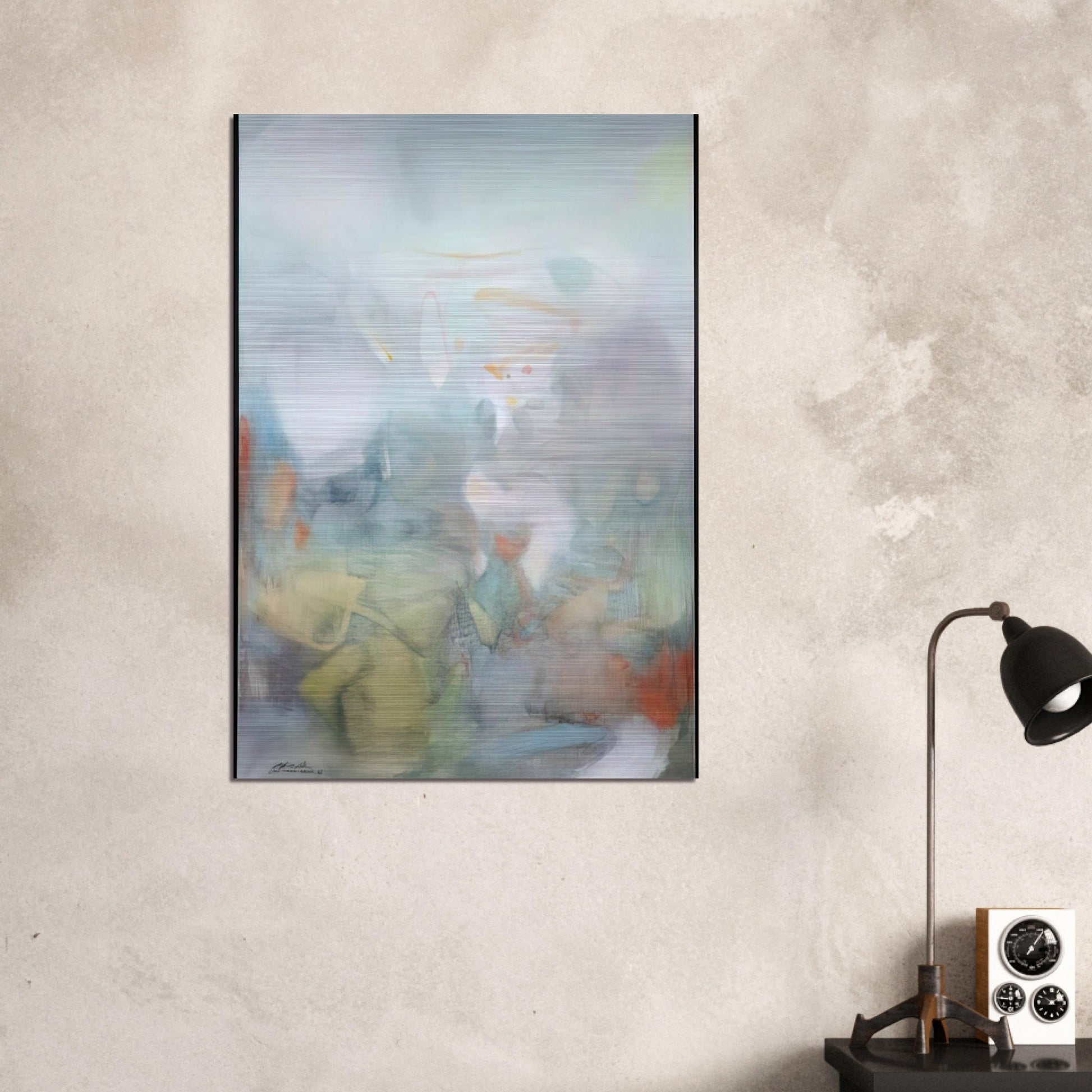 2 F VRIER 1986 - Chu teh Chun Brushed Aluminum Print - 70x100 cm / 28x40 inches | Chu teh Chun Aluminum Print | Chu teh Chun Prints