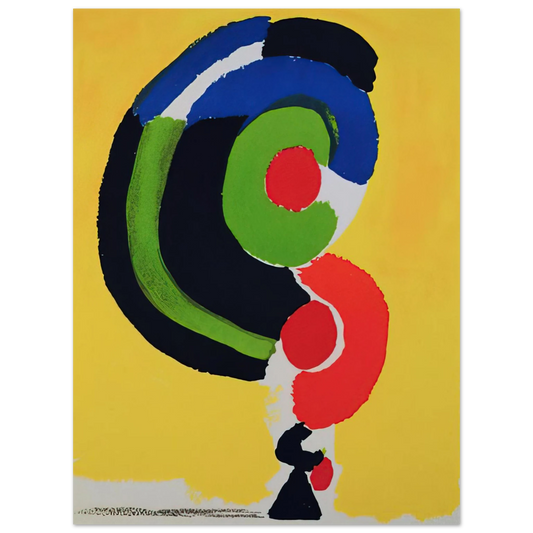 Sonia Delaunay - COMPOSITION FOR XXE SIECLE  75x100 cm / 30x40inches Fine Art Poster