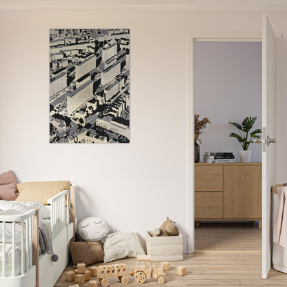 OWNSCAPE HA 1968 - Gerhard Richter Brushed Aluminum Print - 70x100 cm / 28x40 inches | Gerhard Richter Aluminum Print | Gerhard Richter Prints