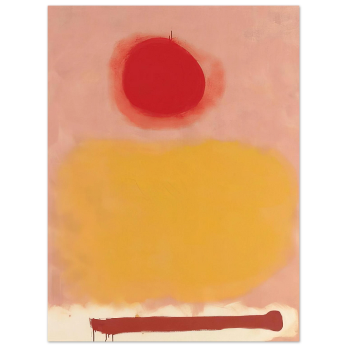 Adolph Gottlieb - Amorphous - 1973  75x100 cm / 30x40inches Fine Art Poster