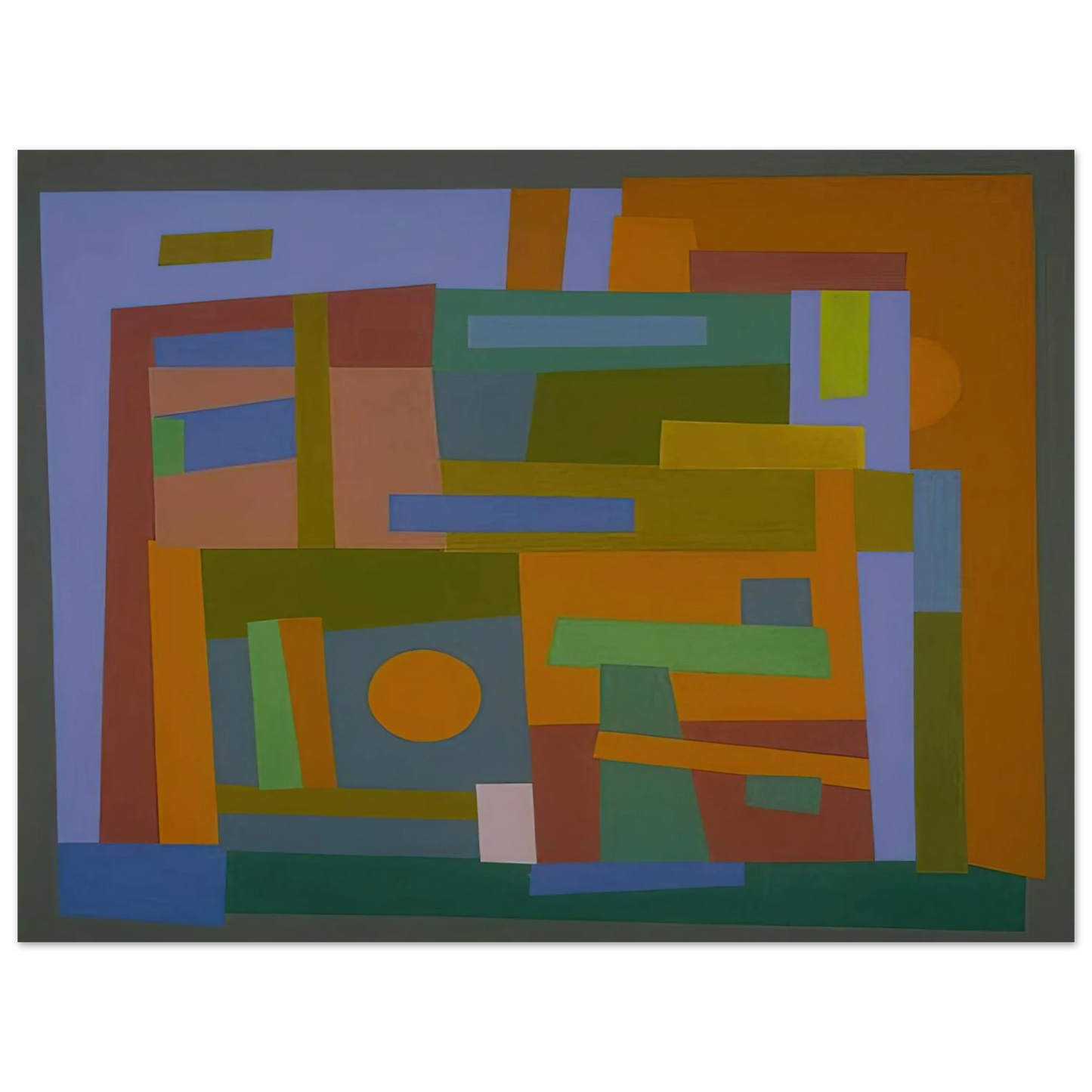 Ad Reinhardt - Number 30 - 1938  75x100 cm / 30x40inches Fine Art Poster