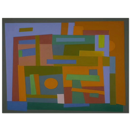 Ad Reinhardt - Number 30 - 1938  75x100 cm / 30x40inches Fine Art Poster