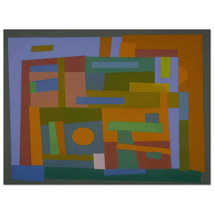 Ad Reinhardt - Number 30 - 1938  75x100 cm / 30x40inches Fine Art Poster