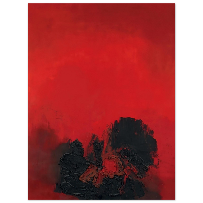 Luis Feito - UNTITLED 1961  75x100 cm / 30x40inches Fine Art Poster