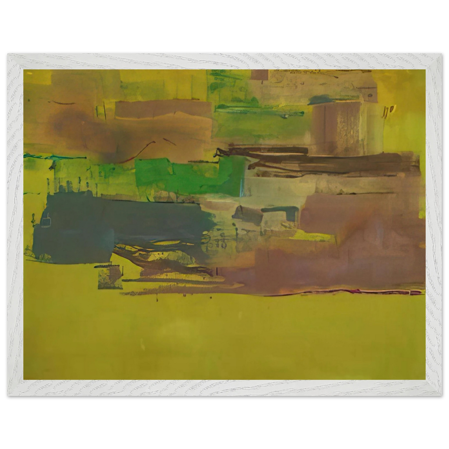 Helen Frankenthaler - August Deep - 1978 Wall art - 27x35 cm / 11x14 inches - Fine Art Poster-canvas - -