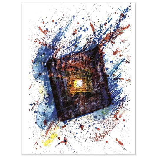 Sam Francis - Falling Star  L. L249   75x100 cm / 30x40inches Fine Art Poster