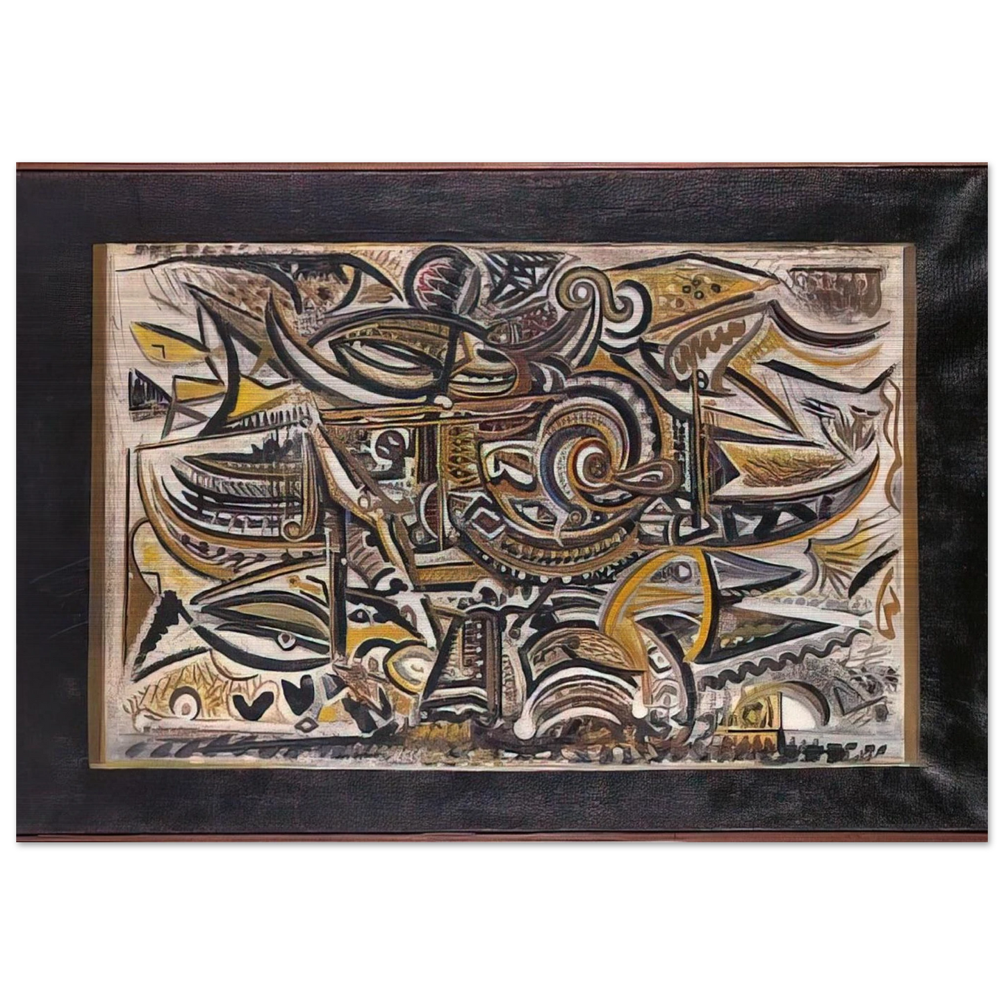 Bird in the Wind - Richard Pousette-Dart Brushed Aluminum Print - 70x100 cm / 28x40 inches | Richard Pousette-Dart Aluminum Print | Richard Pousette-Dart Prints
