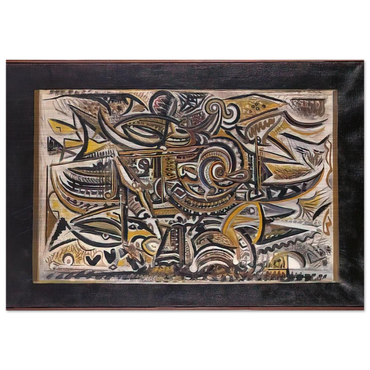 Bird in the Wind - Richard Pousette-Dart Brushed Aluminum Print - 70x100 cm / 28x40 inches | Richard Pousette-Dart Aluminum Print | Richard Pousette-Dart Prints