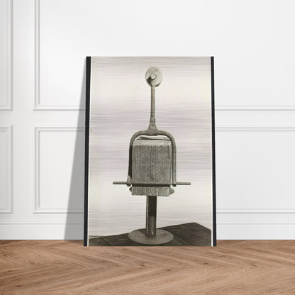 CLOWN TIGHT ROPE WALKER 1942 - Louise Nevelson Brushed Aluminum Print - 70x100 cm / 28x40 inches | Louise Nevelson Aluminum Print | Louise Nevelson Prints
