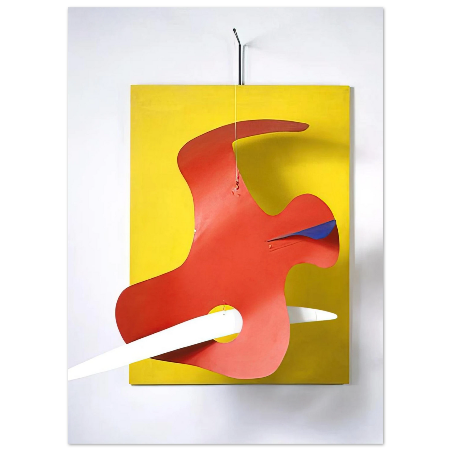 Alexander Calder - FORM AGAINST YELLOW YELLOW PANEL 1936 Fine Art Poster