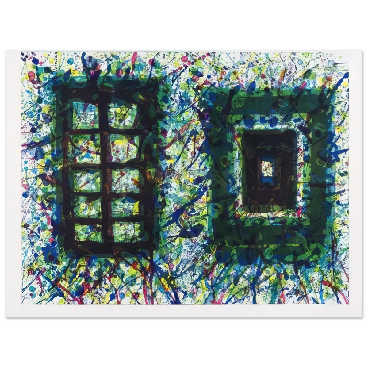 Sam Francis - Concert Hall Set III  SF-232   75x100 cm / 30x40inches Fine Art Poster