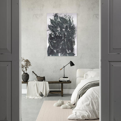 Leaves I - Jean-Paul Riopelle Brushed Aluminum Print - 70x100 cm / 28x40 inches | Jean-Paul Riopelle Aluminum Print | Jean-Paul Riopelle Prints