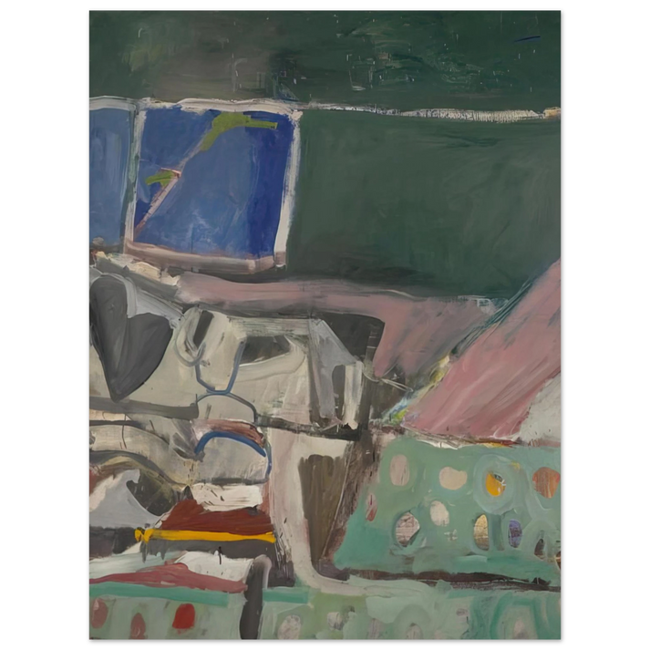Richard Diebenkorn - Berkeley #58  75x100 cm / 30x40inches Fine Art Poster