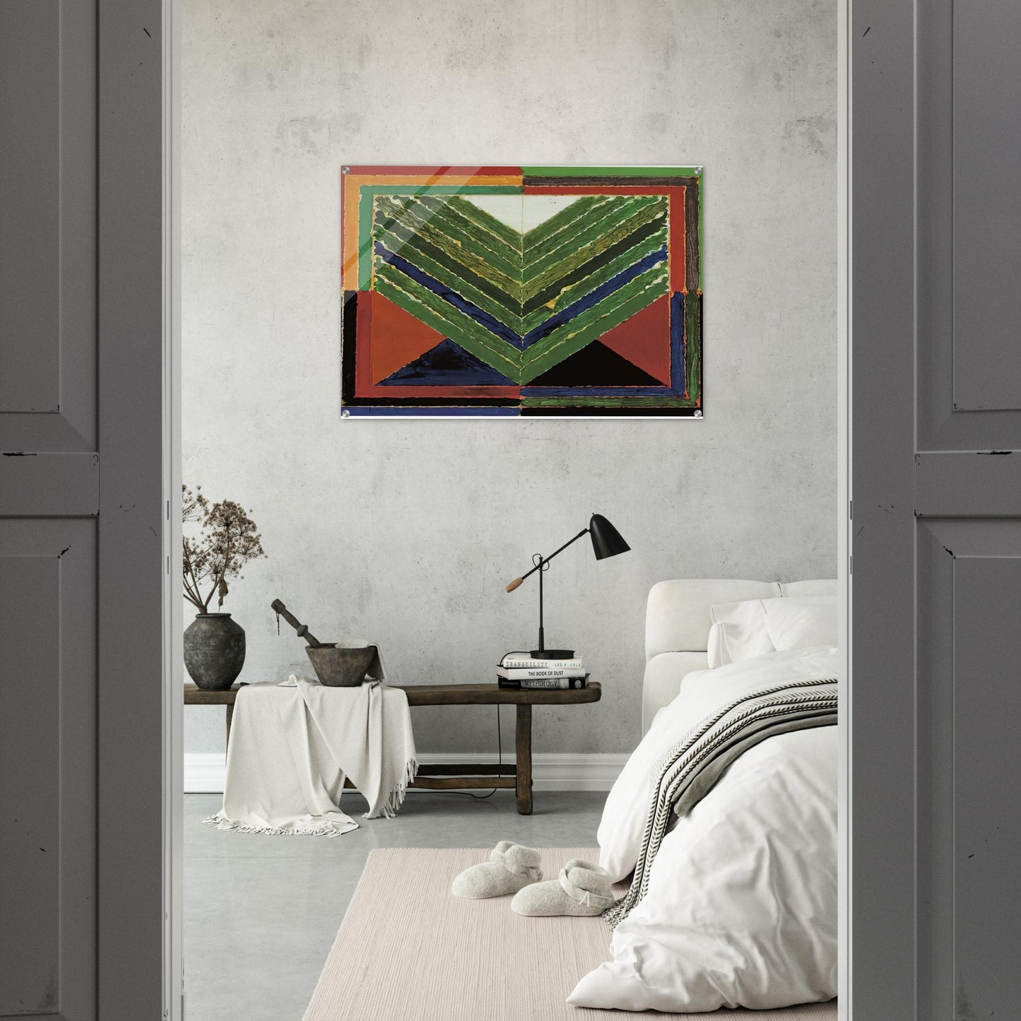 L'Arbre - Abstract Art - S. H. Raza Acrylic Print - 70x100 cm / 28x40″ inches | S. H. Raza Wall Art | S. H. Raza Prints