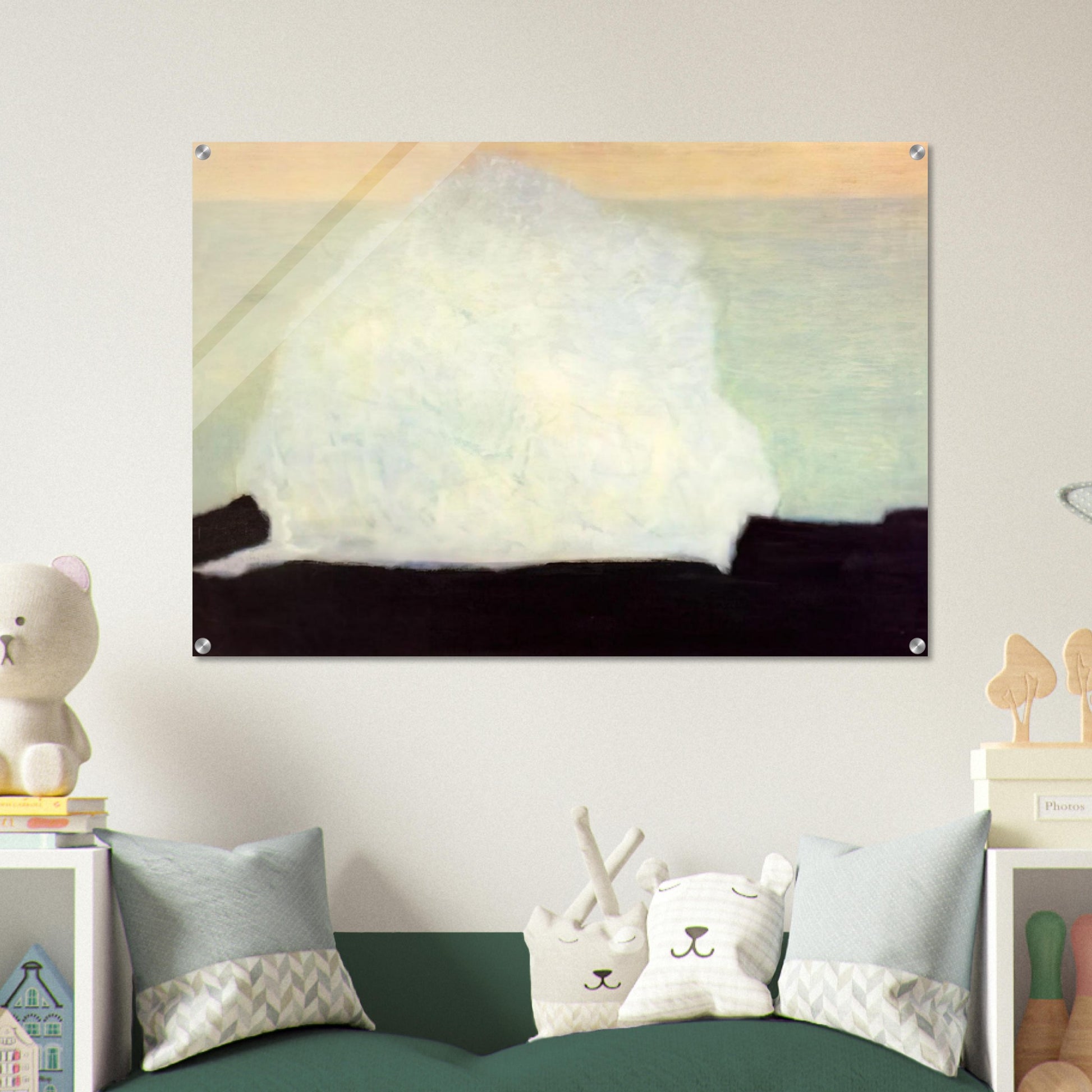 White Wave - 1954 - Milton Avery Acrylic Print - 70x100 cm / 28x40″ inches | Milton Avery Wall Art | Milton Avery Prints
