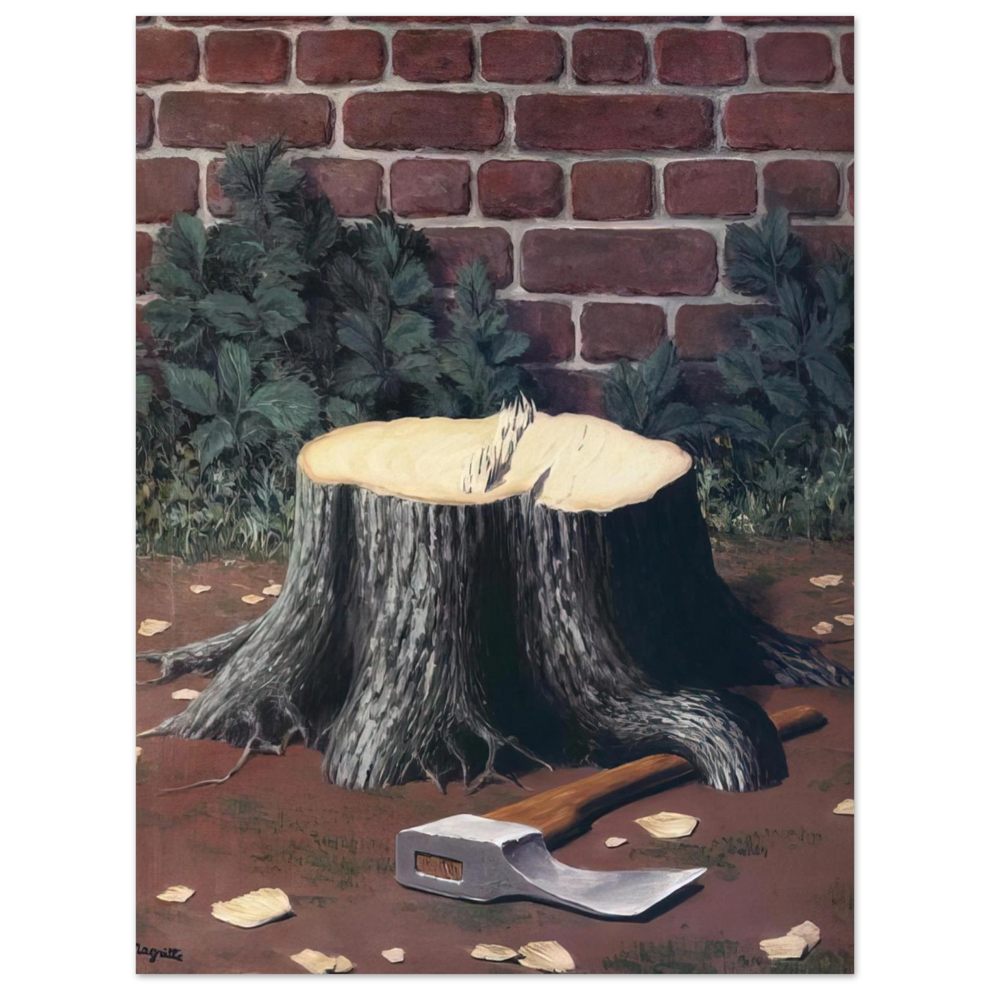 Rene Magritte - THE LABOURS OF ALEXANDER 1950  75x100 cm / 30x40inches Fine Art Poster