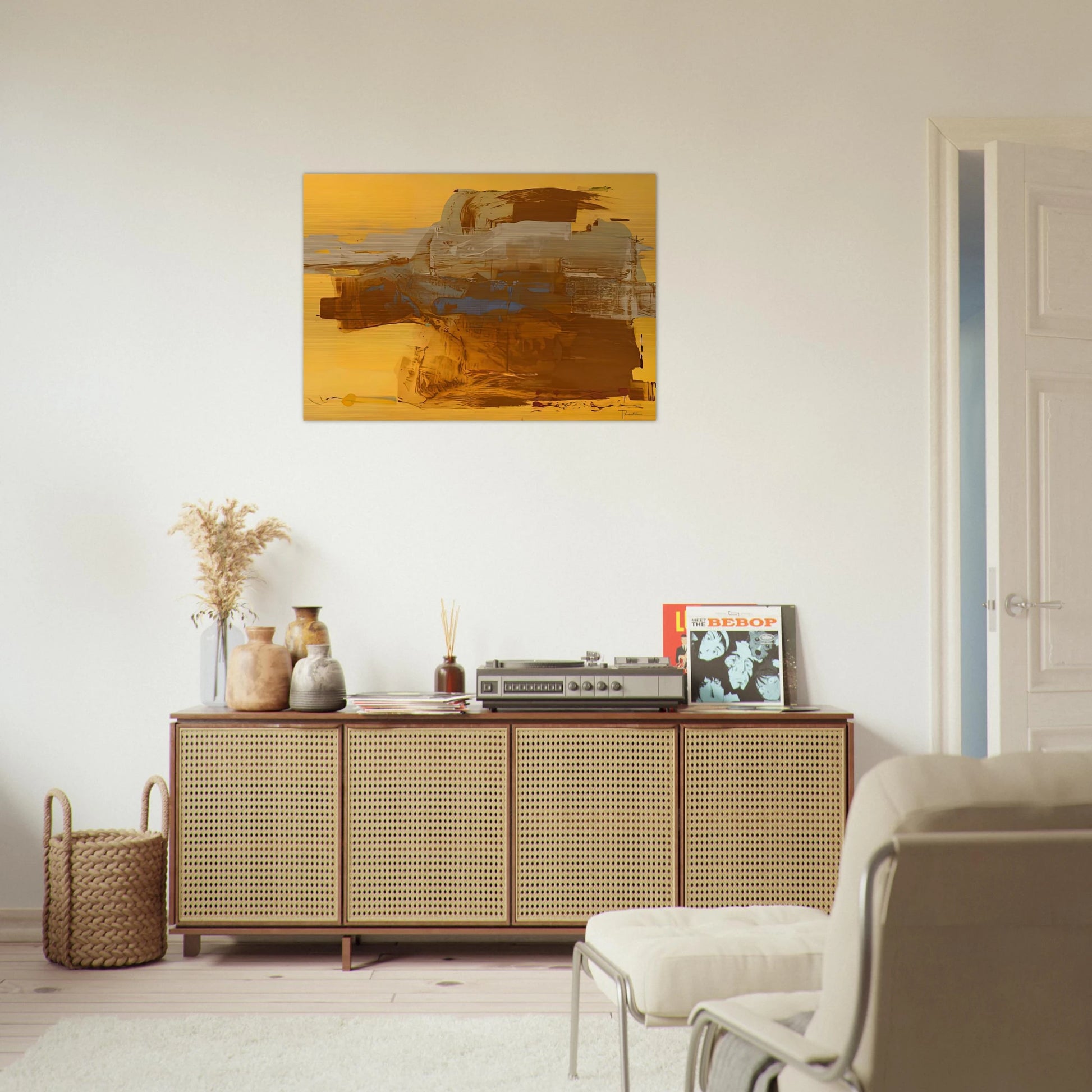 Mineral Kingdom, 1976- - Helen Frankenthaler Brushed Aluminum Print - 70x100 cm / 28x40 inches | Helen Frankenthaler Aluminum Print | Helen Frankenthaler Prints