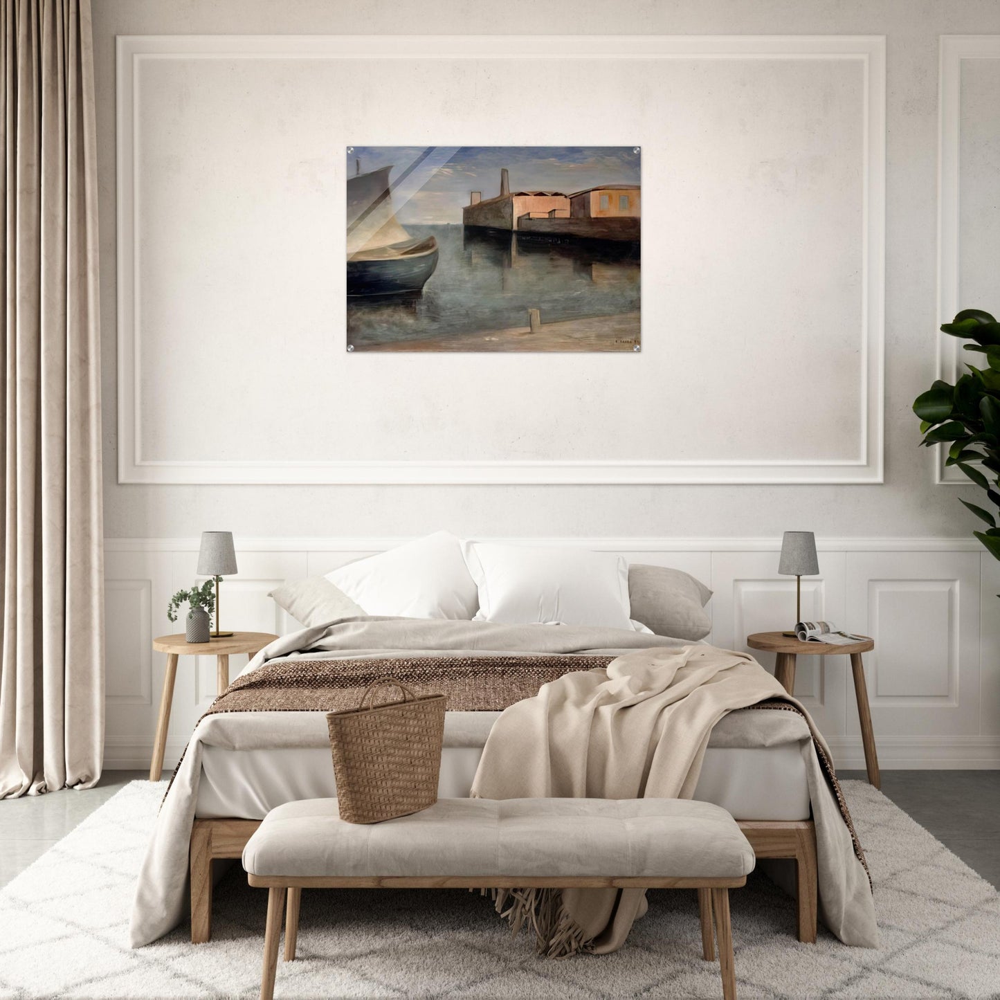 LAGOON 1932 - Carlo Carra Acrylic Print - 70x100 cm / 28x40″ inches