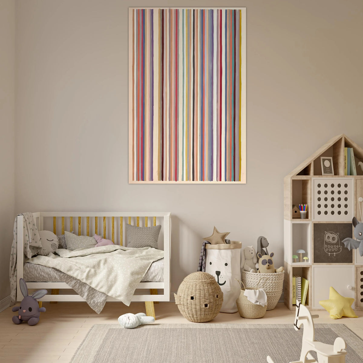 Circus - 1979 - Gene Davis Art Prints - 100x150 cm / 40x60″ inches | Gene Davis Poster | Gene Davis Prints