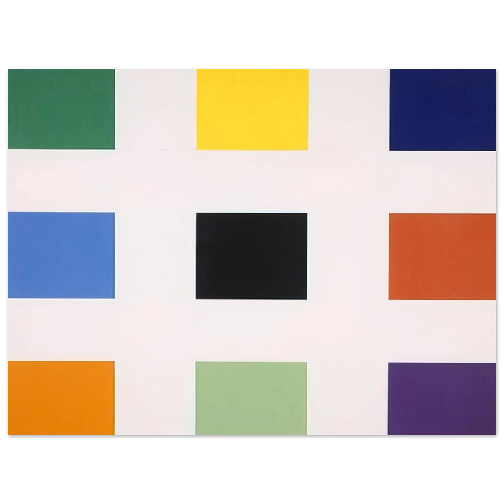 Ellsworth Kelly - Nine Squares  75x100 cm / 30x40inches Fine Art Poster